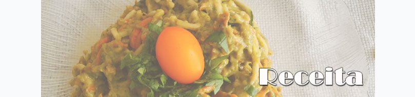 receita esparguete courgete