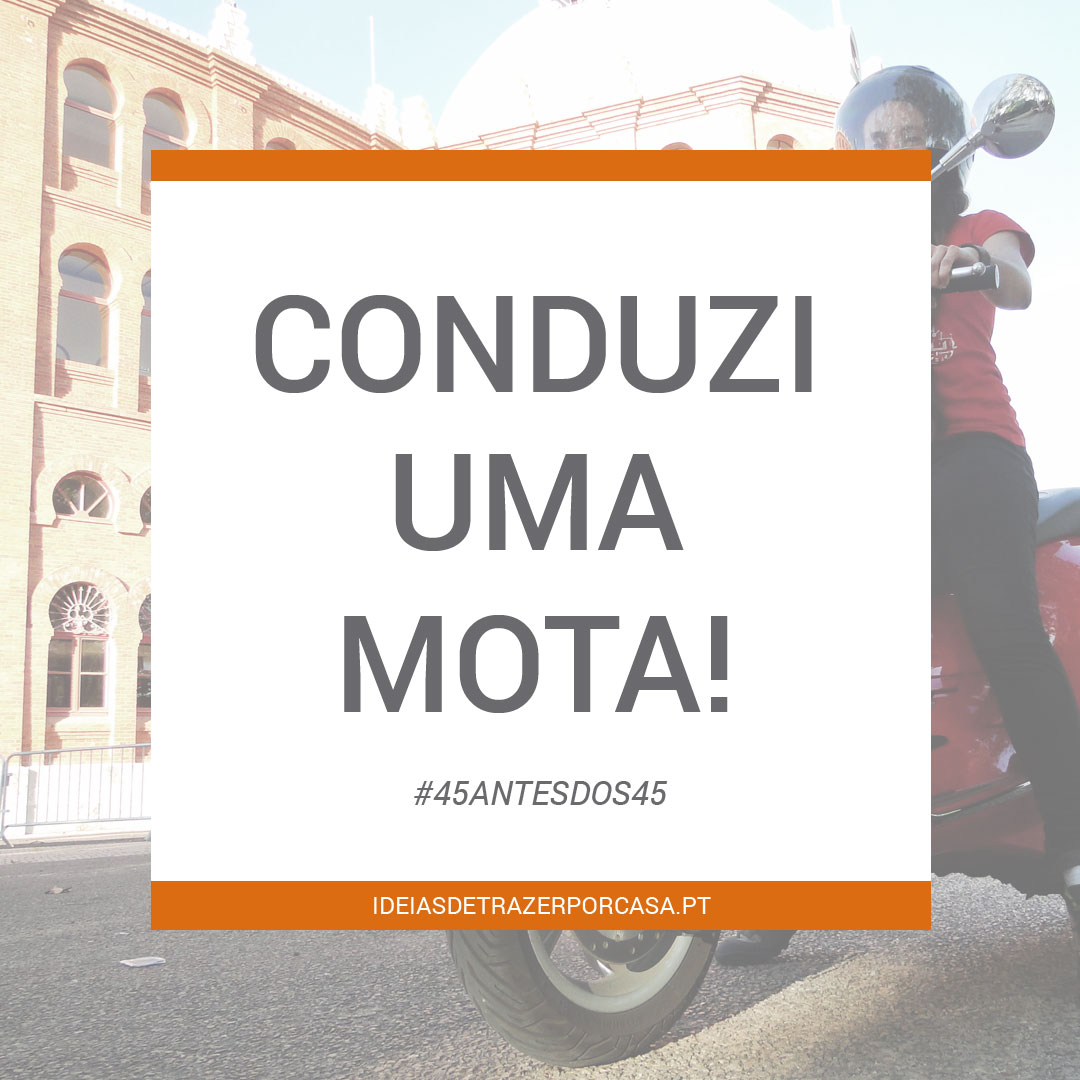 conduzir uma mota