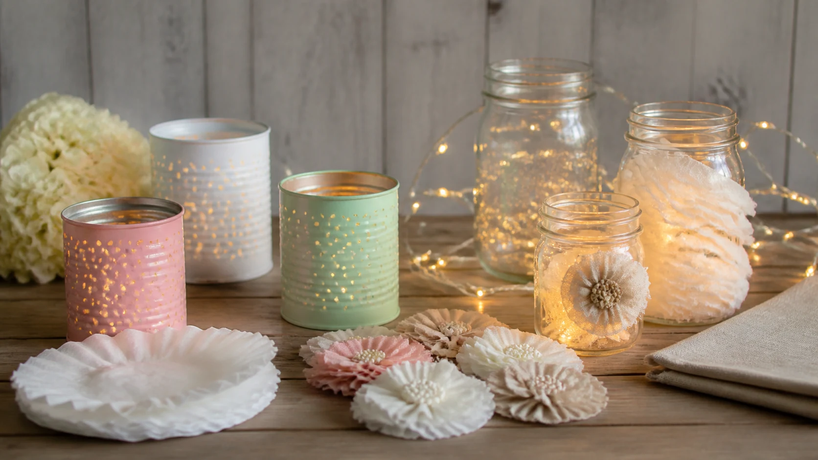 Materiais para criar iluminação artesanal