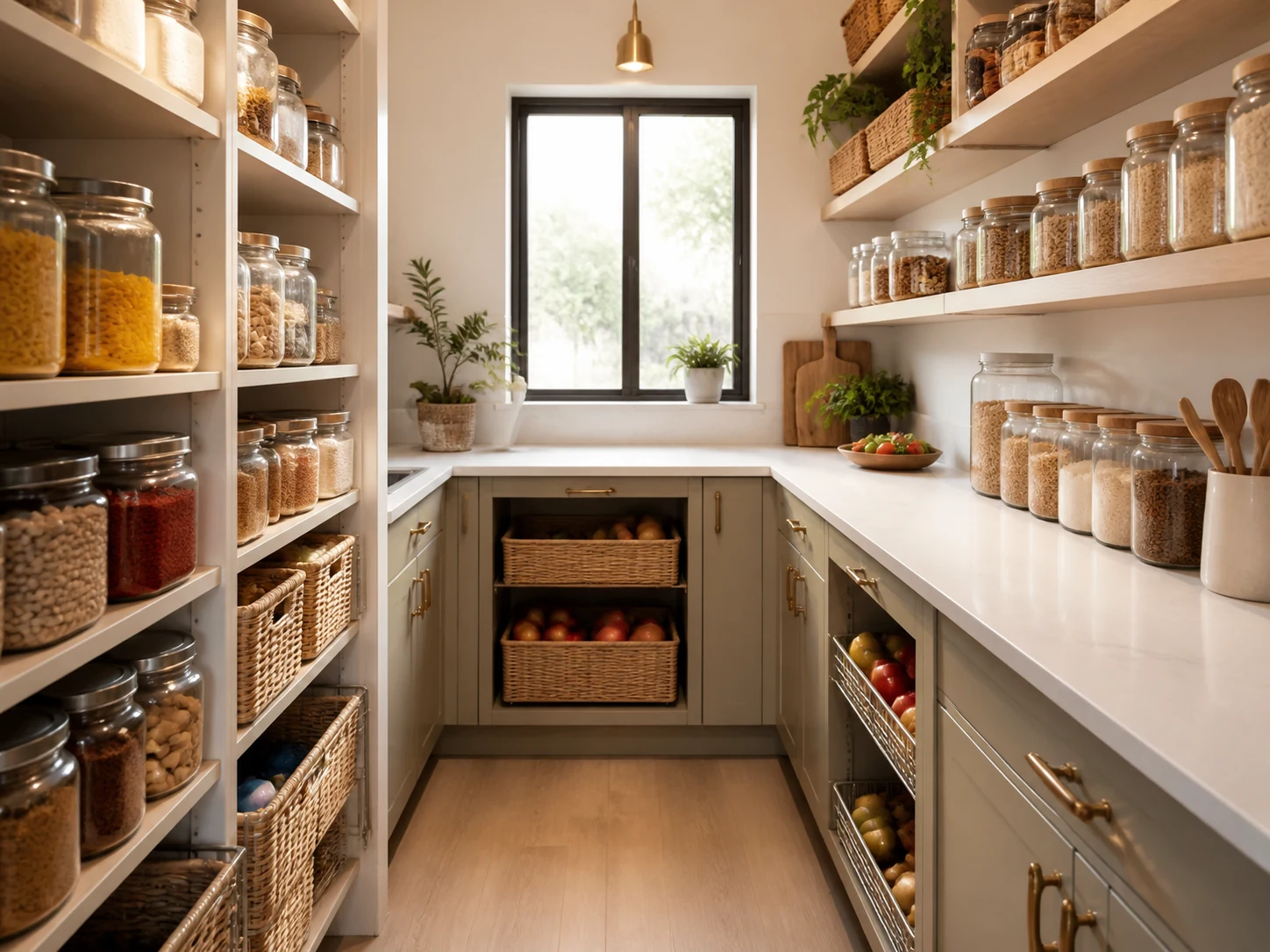 Inspiração: organização 3 Despensa de cozinha organizada por zonas